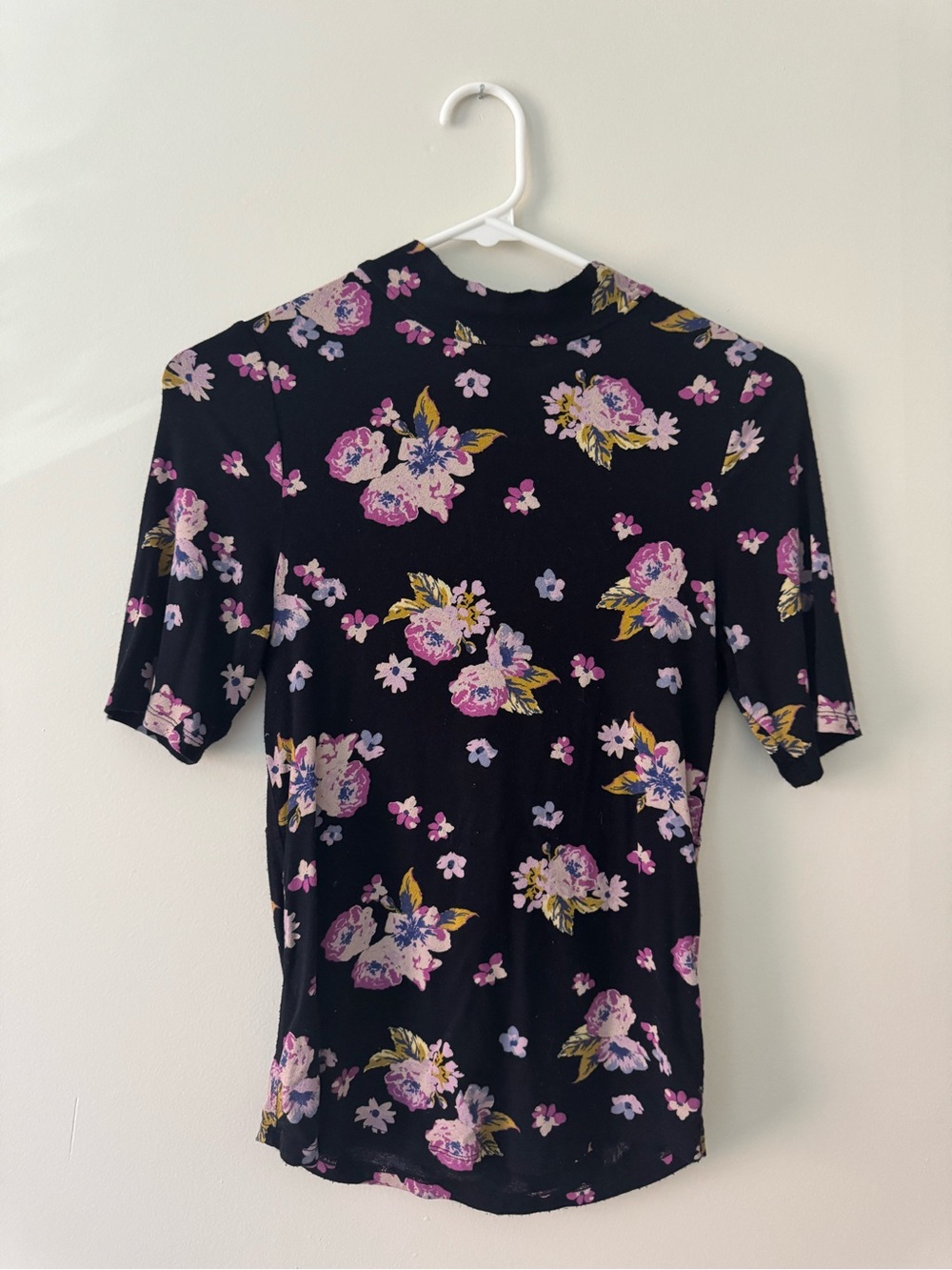FREE PEOPLE Open Back Floral Blouse S - Picture 3 of 11